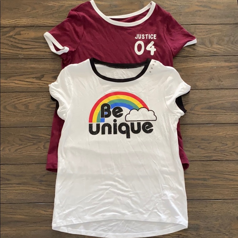 Set of 2 Justice Tops - NWOT